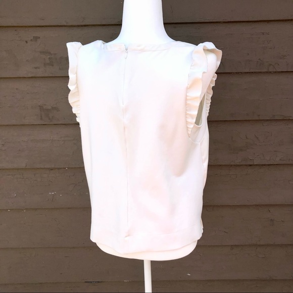 Ann Taylor rough-cut ruffle sleeve knit top! - Picture 4 of 8